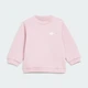 Детский комплект: свитшот и брюки LOOSE CREW Top & WIDE LEG PANTS adidas KT2239 (98) фиолетовый (4069995442284) - изображение 3