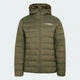 Мужская куртка Terrex Multi Essentials CLIMAWARM Light Down Hooded adidas KE9890 (S) зеленый (4068816011432) - изображение 6