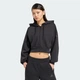 Жіноча толстовка Essentials Contemporary Fleece Full Zip adidas KF6245 (M) чорний (4069993143435) - зображення 1