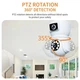 Камера відеоспостереження PTZ-Lamp V09 Wi-Fi 2MP 1080P у патрон E27, поворотна IP-камера з нічним баченням і двостороннім зв'язком - зображення 9