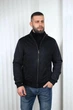 Куртка-пальто демисезонная мужская от производителя UF-Fashion 127-DVL DV MEN'S 62 черный - изображение 3