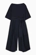 Комбінезон жіночий COS belted wide-leg jumpsuit 1152147001 S Темний синій - зображення 6