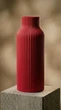 Интерьерная ваза "Fluted Bottle" 5 х 5 з 15 см - изображение 3