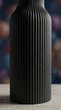 Интерьерная ваза "Fluted Bottle" 7 х 7 з 18 см - изображение 6