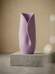 Скульптурна інтер'єрна ваза "Folded Petal" 7 х 7 х 17 см - зображення 4