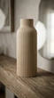 Интерьерная ваза "Fluted Bottle" 7 х 7 з 18 см - изображение 2