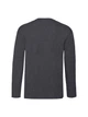 Мужская футболка с длинным рукавом Fruit of the Loom Valueweight Long Sleeve 100% хлопок,размер S, Темно-серая меланж - изображение 7