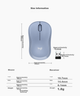 Миша Logitech M221 Silent Wireless Light Blue - зображення 5