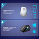 Мышь SANWA WBT207 Wireless White (GMAWBT207W) - изображение 7