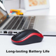 Мышь Logitech M185 Wireless Black/Red - изображение 4