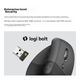 Мышь Logitech Lift Vertical Ergonomic Wireless Black (100097129662) - изображение 3