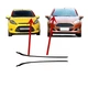 Молдинги на лобовое стекло Ford Fiesta 2008-2017 комплект левый правый 2 шт - изображение 2