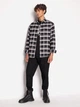 Рубашка хлопковая мужская Armani Exchange 624541518 M Серая (1161489197) - изображение 3
