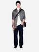 Рубашка хлопковая мужская Armani Exchange 115304502 S Серая (1161429853) - изображение 3