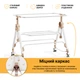 Кроватка-трансформер LEOBRO Smart Crib Pro 5в1 Бежевая (LB-1135) - изображение 5
