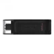 USB флеш накопичувач Kingston 128GB DataTraveler 70 USB 3.2 / Type-C (DT70/128GB) - зображення 1