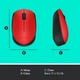 Мишка Logitech M171 Red (910-004641) - зображення 10