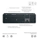 Клавіатура Logitech MX Keys S Wireless UA Graphite (920-011593) - зображення 7