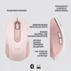 Мишка Logitech Signature M650 L Wireless Rose (910-006237) - зображення 7