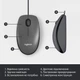 Мышка Logitech M100 USB Black (910-006652) - изображение 7