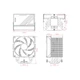 Кулер для процессора ID-Cooling Frozn A610 ARGB (FROZN A610 ARGB) - изображение 8