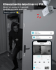 Беспроводная камера видеонаблюдения ieGeek 1080P, Wi-Fi, AI/PIR, ночное видение, 2-Way Audio, Alexa, IP65, White - изображение 7