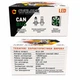 LED лампи H7 Cyclone Type-51 6000K (2 шт. комплект) - зображення 7