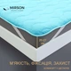 Наматрасник №1725 Eco Light Blue (Silk) (обычный на резинке по углам) 200*220 - изображение 1