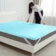 Наматрасник №1725 Eco Light Blue (Silk) (обычный на резинке по углам) 200*220 - изображение 8
