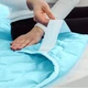Наматрасник №1725 Eco Light Blue (Silk) (обычный на резинке по углам) 200*220 - изображение 13
