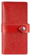 Кожаное женское портмоне из натуральной кожи Краст большое портмоне с монетницей и отделениями для карт красное 59821 - изображение 3