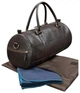 Чоловіча шкіряна дорожня сумка Harper (barrel bag) з натуральної шкіри Krast з ременем темно-коричнева 59749 - зображення 2