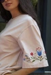 Жіноча футболка Подільський Тюльпан, пудра розмір 2XL-3XL - зображення 3