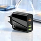 Сетевое зарядное устройство 65 Вт на 5 портов: 2 × USB Type-C PD и 3 × USB-A QC 3.0 - изображение 1