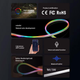 LED лента RGB Неоновая Веревка 10м 5V Bluetooth IP65 для подсветки помещения - изображение 4