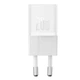 Зарядний пристрій Baseus GaN5 Mini Fast Charger 20W Мережевий адаптер Type-C зі швидкою зарядкою QC3.0/PD3.0, Білий - зображення 2