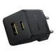 Зарядний пристрій Baseus Palm Fast Charger 20W Мережевий адаптер Type-C/USB зі швидкою зарядкою PD3.0/QC3.0, Чорний - зображення 2