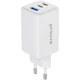 Зарядний пристрій Proove Pocket GaN 65W Мережевий адаптер 2Type-C/USB зі швидкою зарядкою QC4+/PD3.0, Білий - зображення 1