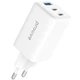 Зарядний пристрій Proove Pocket GaN 65W Мережевий адаптер 2Type-C/USB зі швидкою зарядкою QC4+/PD3.0, Білий - зображення 3