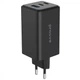Зарядний пристрій Proove Pocket GaN Max 100W Мережевий адаптер 2Type-C/USB зі швидкою зарядкою QC4+/PD3.0, Чорний - зображення 1