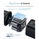 Зарядное устройство Baseus PicoGo GaN Fast Charger 45W Сетевой адаптер Type-С с быстрой зарядкой PD3.0/QC3.0/AFC/SCP/FCP, Черный - изображение 5