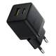 Зарядное устройство Baseus Palm Fast Charger 30W Сетевой адаптер Type-C/USB с быстрой зарядкой PD3.0/QC3.0/SCP/AFC, Черный - изображение 3