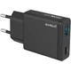 Зарядное устройство Proove Slender 45W Сетевой адаптер 1USB/1Type-C с быстрой зарядкой QC4+/PD3.0, Черный - изображение 6