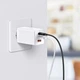 Зарядний пристрій Baseus GaN5 Pro 65W Мережевий адаптер 2Type-С/USB зі швидкою зарядкою PD3.0/QC3.0/AFC/SCP/PPS та кабелем Type-C to Type-C 100W, Білий - зображення 7