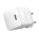Зарядний пристрій Baseus Palm Fast Charger 20W Мережевий адаптер Type-C зі швидкою зарядкою PD3.0/PD2.0/QC3.0/PPS та кабелем Type-C to Type-C 60W, Білий - зображення 2