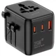 Зарядное устройство Proove Trip 25W Сетевой адаптер 2USB/Type-C/AC с быстрой зарядкой Черный - изображение 2