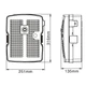 Помпа-фонтан с фильтром и УФ-стерилизатором Forever Speed CUF-2500 (1000 л/ч, 28W, UV-C 9W) - изображение 6