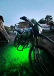 Яркая водозащищенная LED подсветка на мотоцикл скутер байк 12V 1m в силиконе светодиодная лента. Цвет зеленый. - изображение 7