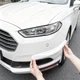 Универсальные гибкие противоударные накладки Carbon Bumper Shield Антицарапки защита на бампер 37.5 см х 5.2 см Цвет: белый карбон 1уп=2шт - изображение 3