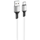 Дата кабель Borofone BX83 Famous USB to Type-C 3A (1m) White - изображение 1